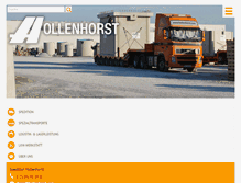 Tablet Screenshot of hollenhorst.com